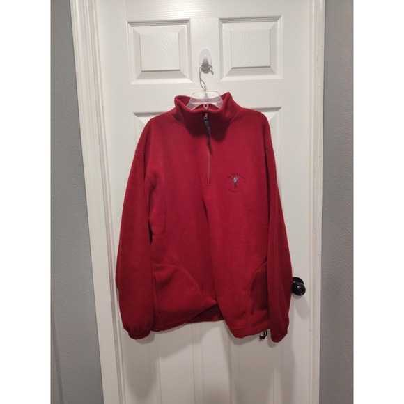 Other - The Old‎ Course St Andrews Swilcan Bridge Collection Red 1/4 Zip Pullover XLarge